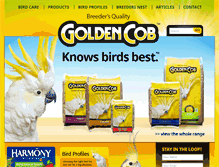 Tablet Screenshot of goldencob.com.au